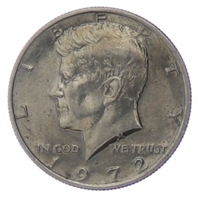 1/2 dolara - Half Dollar - D - USA - 1972 rok