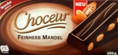 Choceur FEINHERB MANDEL Czekolada deserowa 200 g