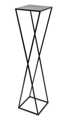 Nowoczesny kwietnik stojący 100 cm czarny loft