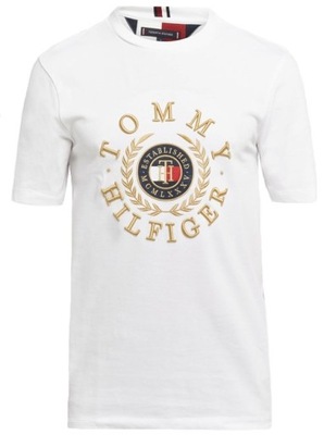 T-shirt męski TOMMY HILFIGER koszulka z krótkim rękawem sportowa r. XS