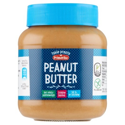 NOWOŚĆ ! PEANUT BUTTER 350 g Primavika