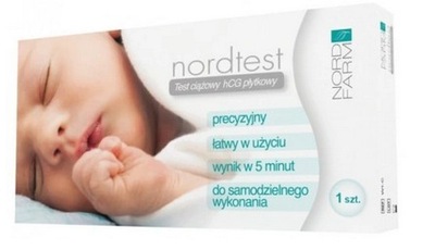 Test ciążowy płytkowy Nordtest