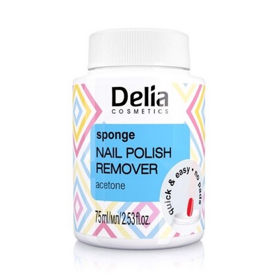 Delia Acetone Sponge Nail Polish Remover 75 ml