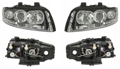 Фара лампа audi a4 b6 00-04 l+p фото №1