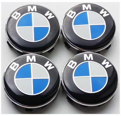 BMW КОЛПАЧОК ЗАГЛУШКА КОЛПАЧОК DO ДИСКОВ АЛЛЮМИНИЕВЫЕХ 68MM 4 ШТУКИ