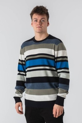 DKNY Sweter Męski Klasyczny w Paski XXL 3XL 380 zł