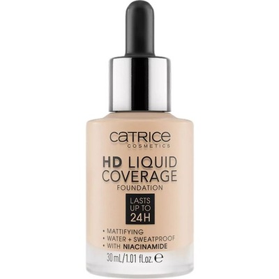 HD Liquid Coverage Foundation 24H matujący podkład do twarzy 010 Light Beig