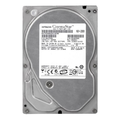 HITACHI HCP725032GLA380 320GB 7.2k 8MB SATA II 3.5