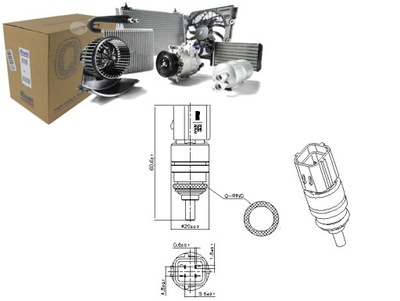 SENSOR TEMPERATURA DE LÍQUIDO REFRIGERACIÓN HYUNDAI ATOS EQUUS CENTENNIAL  