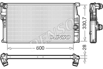 DENSO RADUADOR DEL MOTOR DE AGUA BMW 1 F20 1 F21 2 F22 F87 2 F23 3 F30  