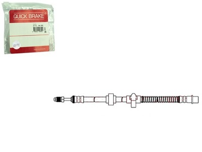 Шланг тормозной шланг тормозной quick brake фото №1