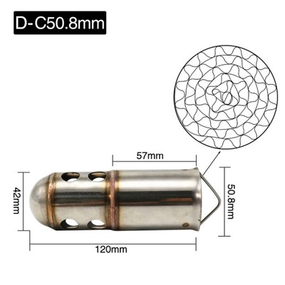 STYL D-C50.8 УНІВЕРСАЛЬНИЙ КАТАЛІЗАТОР Z DB KILLEREM