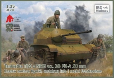IBG 35046 1:35 Tankietka TKS z NKM wz.38 FK-A 20mm