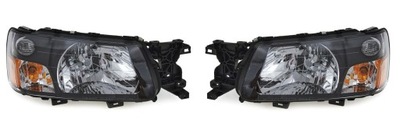 REJILLAS FAROS JUEGO SUBARU FORESTER SG 2002-2005 EE.UU.  