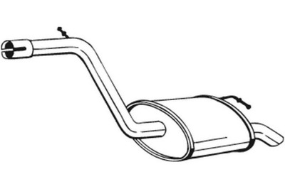 BOSAL DUSLINTUVAS SISTEMOS IŠMETIMO GAL. FORD MONDEO III 1.8 10.00-03.07 