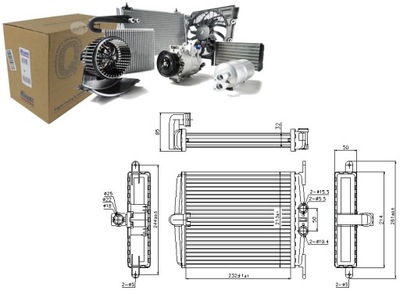 NISSENS CALENTADOR 392401 320405 MS6187 8FH351311  