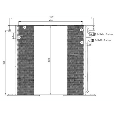 РАДІАТОР КОНДИЦІОНЕРА MERCEDES