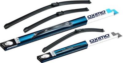 WIPER BLADES OXIMO FRONT 600 MM 500 MM + WIPER WIPER BLADES OXIMO WR850400 REAR 400 MM - milautoparts-fr.ukrlive.com