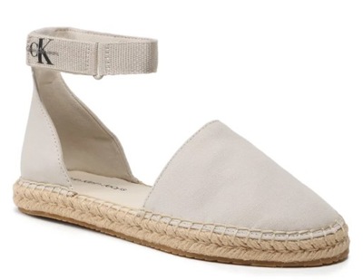 CALVIN KLEIN SANDAŁY ESPADRYLE 40 E69