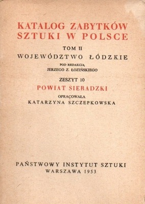 Katalog zabytków sztuki w Polsce Sieradz