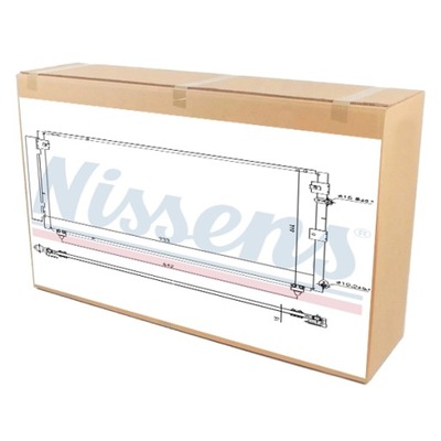 Nissens 940433 конденсатор, кондиционер фото №1