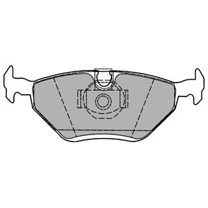 DELPHI КОЛОДКИ ГАЛЬМІВНІ ЗАД LP1423 LP1423