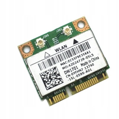 KARTA WI-FI Broadcom BCM94313HMGB DW1701 YFHN7 BT