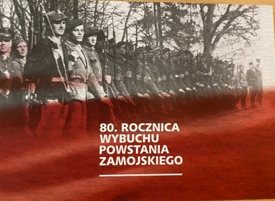 80. ROCZNICA, 2022 ROK, KARTKA POCZTOWA, KARNET