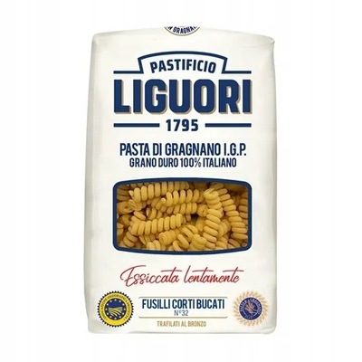 Makaron włoski świderki Fusilli Liguori 500g