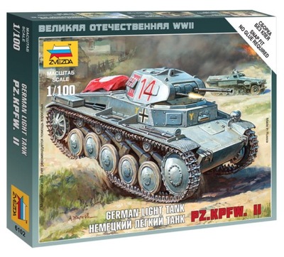 Panzerkampfwagen II 1:100 Zvezda 6102