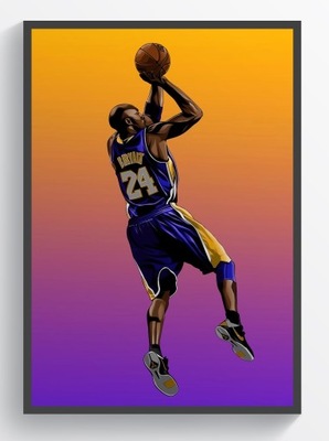Kobe Bryant NBA Lakers plakat 60x90 premium