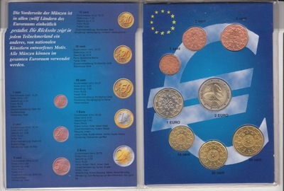 Portugalia 2009 - Zestaw euro 8 sztuk -1c-2 euro