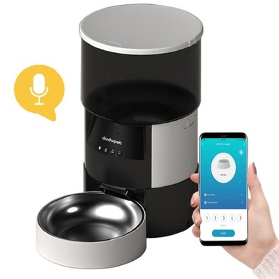 Automatyczny karmnik dla kotów z dozownikiem karmy sterowanym aplikacją