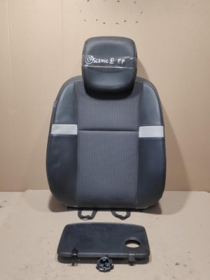 Спинка сиденье подголовник полка полукожа правый перед renault scenic iii фото №1