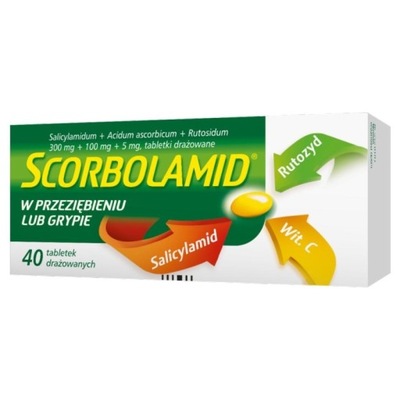 Scorbolamid (100mg + 5mg + 300mg), 40 tabl.