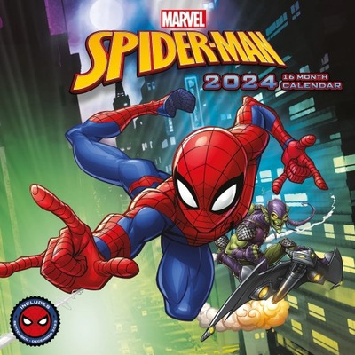 Kalendarz ścienny 2023 - 2024 na 16-miesięcy Spider-Man - Marvel