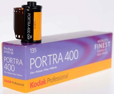 Film Kodak PORTRA 400 135/36 06/2025 z pięciopaka