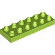 LEGO Duplo Płytka 2x6 Limonkowa 1szt