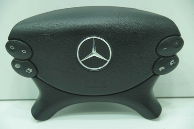 Подушка безпеки водія чорний mercedes sl r230 02 фото №1