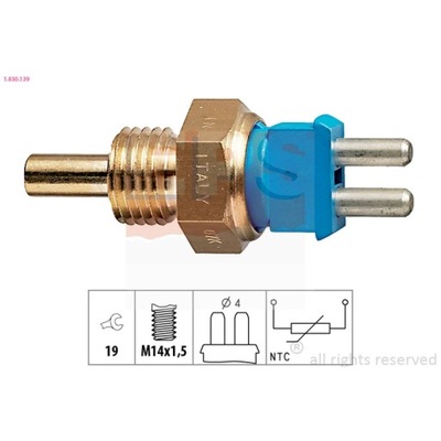 SENSOR TEMPERATURA DE LÍQUIDO REFRIGERACIÓN EPS 1.830.139  