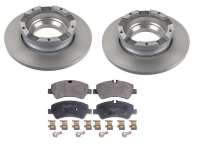 Тормозные диски тормозные тормозные колодки задняя задние ford tourneo custom transit custom febi фото №1