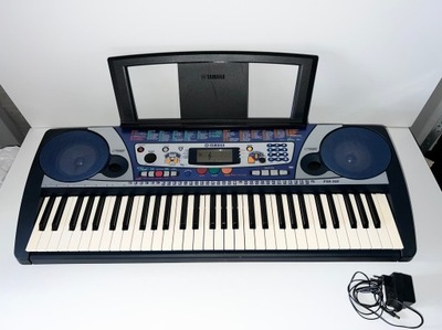 Keyboard YAMAHA PSR-260 LCD MIDI dynamiczna zasilacz pianino do nauki