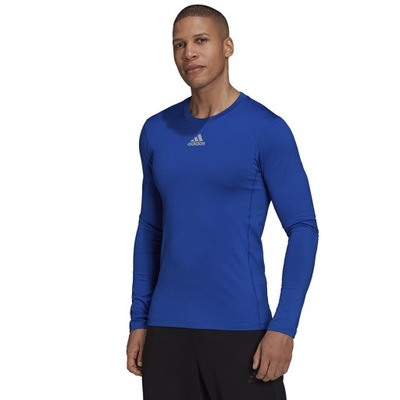 Koszulka adidas TECHFIT LS Top CR H23127 niebieski