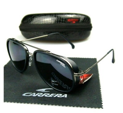 Carrera okulary w stylu Retro oryginalne matowe