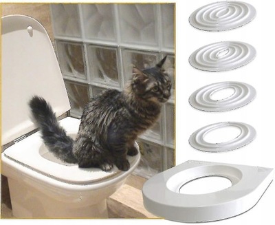 Cat Training Kit - Train The Cat To Use The Toilet