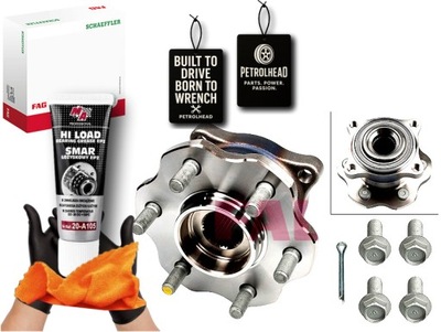 Набір підшипник колеса з ступиця задня nissan pathfinder ii #petrolhead pro+ kit7 фото №1