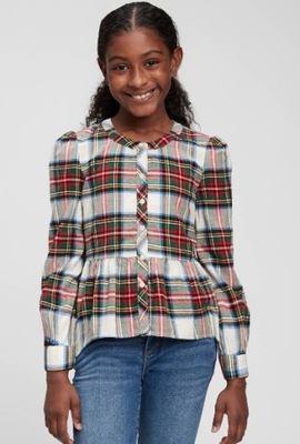 GAP Bluzka dziewczęca koszulowa roz 116-122 cm