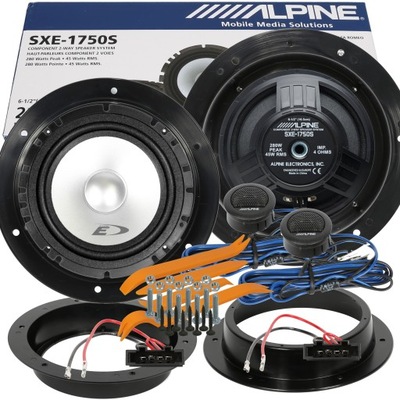 SPEAKERS ALPINE VW GOLF 5 SEAT ALHAMBRA 2 AUDI Q3  