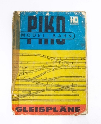 STARA KSIĄŻKA KOLEJKA PIKO MODELE POŁĄCZEŃ (MODELLBAHN GLEISPLANE)