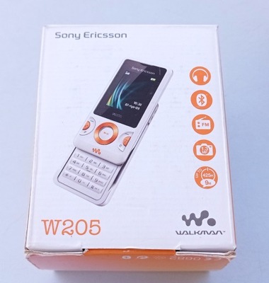 Telefon Komórkowy Sony Ericsson W205 Fabrycznie NOWY Oryginał Bez sim loka